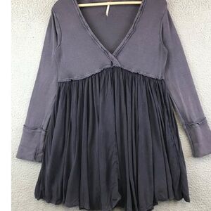 Free People Gray Mini Dress
